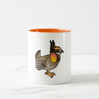 Taza Bicolor Pollo de pradera de Birdorable Attwater