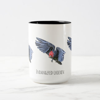 Taza Bicolor Pollo de puerta chirriante
