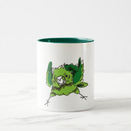 Taza Bicolor Pollo enojado