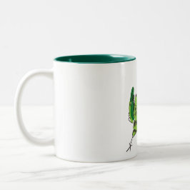 Taza Bicolor Pollo enojado