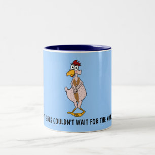 Taza Bicolor Pollo ingenioso
