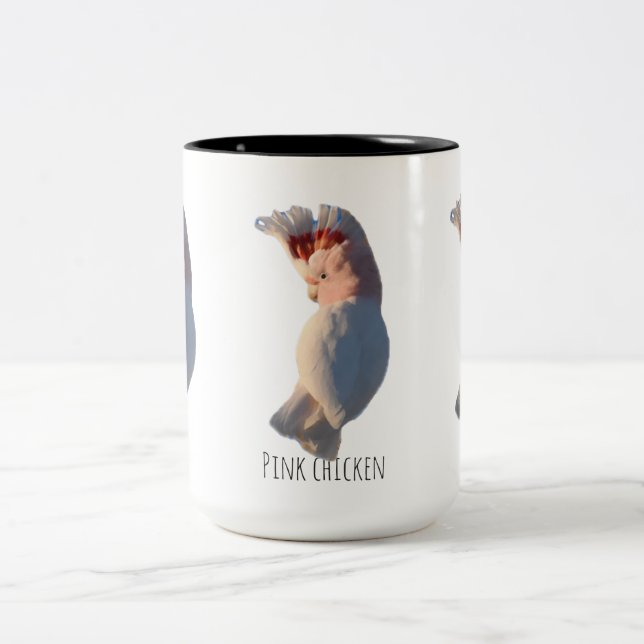 Taza Bicolor Pollo rosa (Centro)