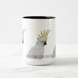 Taza Bicolor Pollo ruidoso y molesto