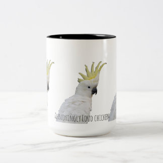 Taza Bicolor Pollo ruidoso y molesto