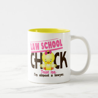 Taza Bicolor Polluelo 3 del colegio de abogados