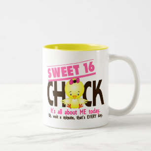 Taza Bicolor Polluelo 3 del dulce 16
