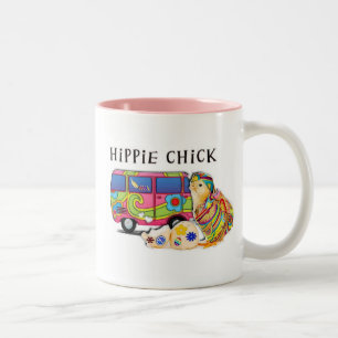 Taza Bicolor Polluelo del Hippie