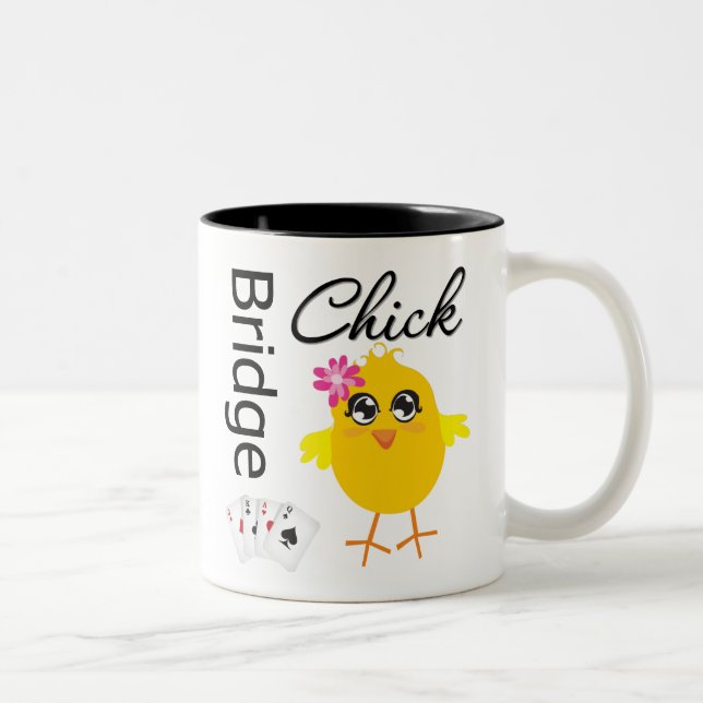 Taza Bicolor Polluelo del puente (Derecha)