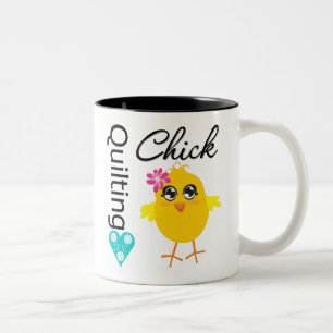 Taza Bicolor Polluelo que acolcha