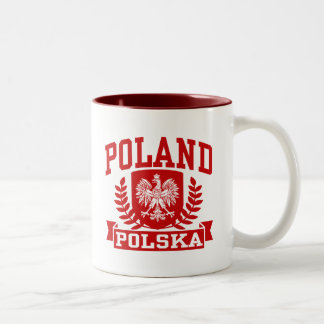 Taza Bicolor Polonia Polska