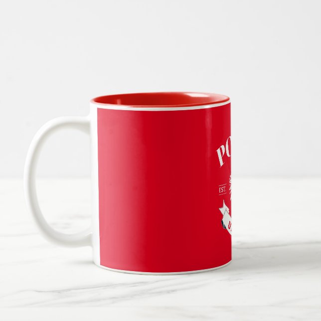 Taza Bicolor polonia universitaria (Izquierda)