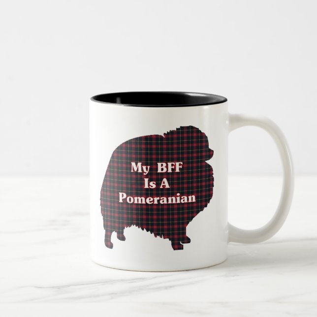 Taza Bicolor Pomerania BFF Mug (Derecha)