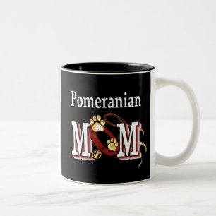 Taza Bicolor Pomerania Mom Mug