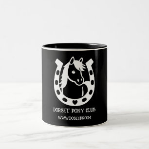 Taza Bicolor Pony Club Rider