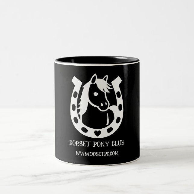 Taza Bicolor Pony Club Rider (Centro)