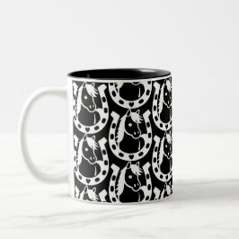 Taza Bicolor Pony Club Rider