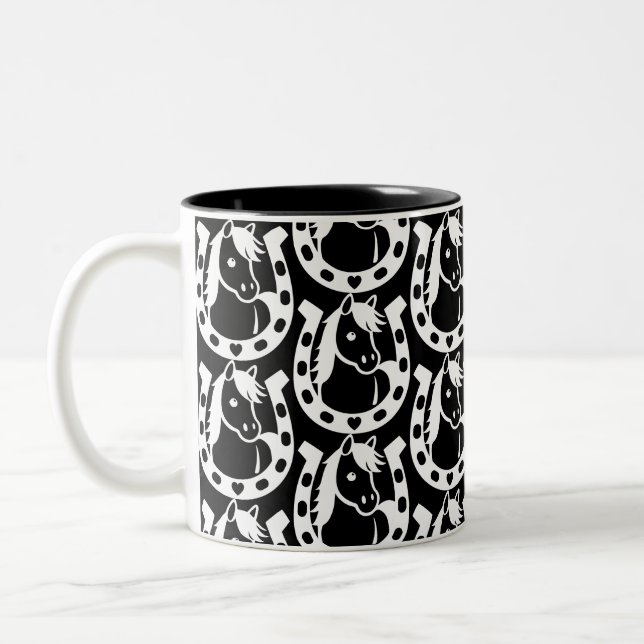 Taza Bicolor Pony Club Rider (Izquierda)