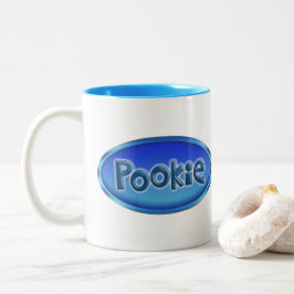 Taza Bicolor "POOKIE" distintivo