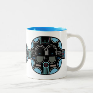 Taza Bicolor Pop africano