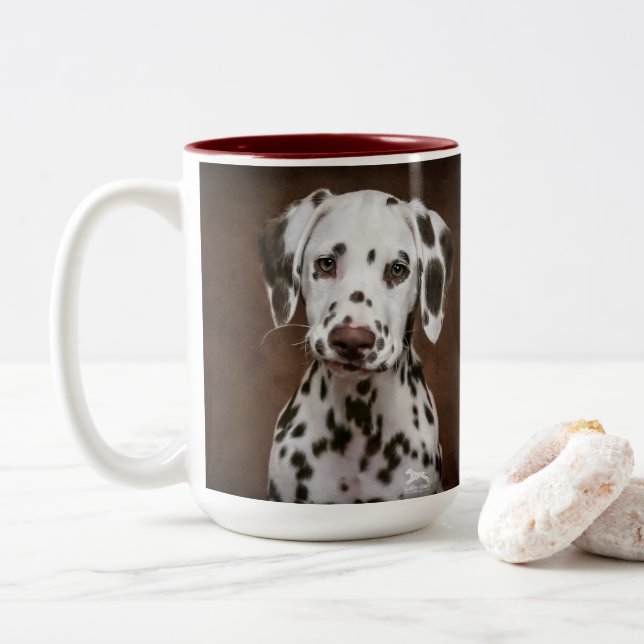Taza Bicolor Popa dalmatia (Con donut)