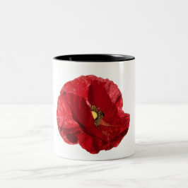 Taza Bicolor Popoía roja