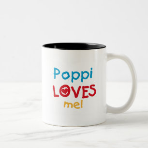 Taza Bicolor Poppi me ama camisetas y regalos