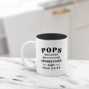 Taza Bicolor Pops   El Abuelo Gracioso Es Para Los Ancianos.