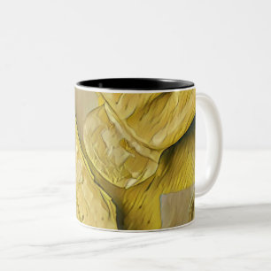 Taza Bicolor Popsicas de helado amarillo