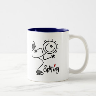 Taza Bicolor Por el Amor de Camisetas de Patinaje y Regalos