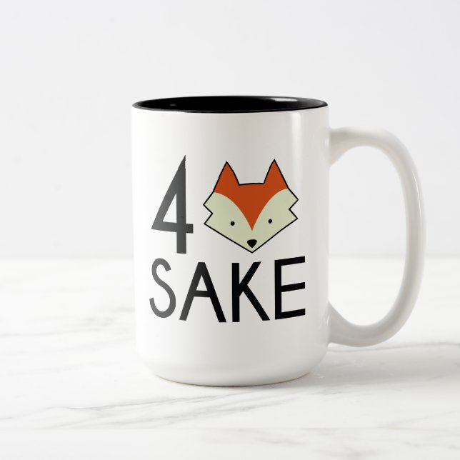 Taza Bicolor Por el amor de Fox (Derecha)