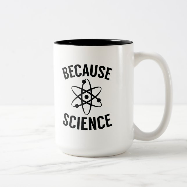 Taza Bicolor Por la ciencia (Derecha)