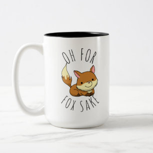 Taza Bicolor Por la Sake de Zorro