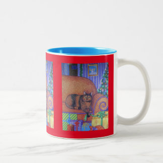 Taza Bicolor Por Sam mug
