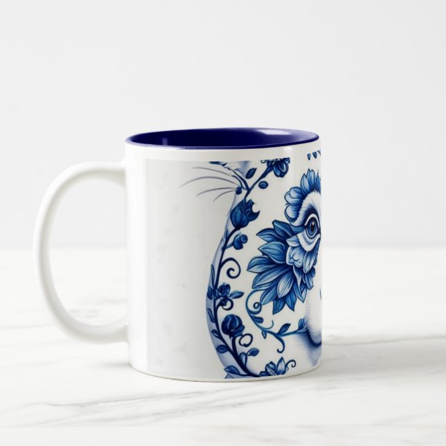 Taza Bicolor Porcelana Panda (Izquierda)