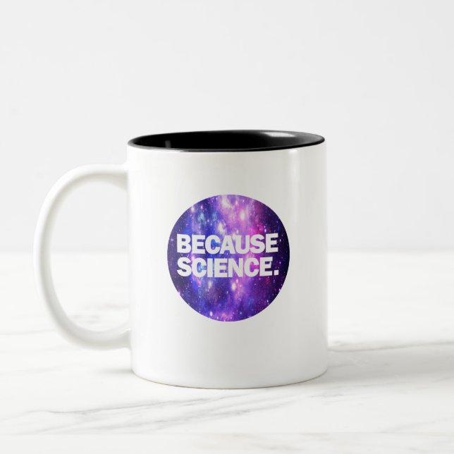 Taza Bicolor Porque la ciencia (Izquierda)