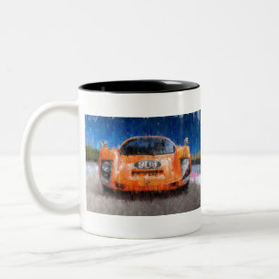 Taza Bicolor Porsche 906 0range
