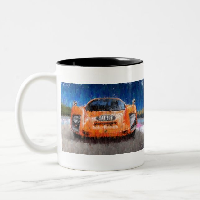 Taza Bicolor Porsche 906 0range (Izquierda)