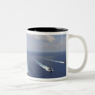 Taza Bicolor Portaaviones USS Abraham Lincoln