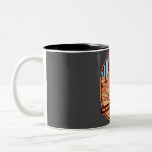 Taza Bicolor Porters Creek Trail - Tennessee Hiker Souvenir