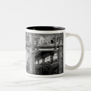 Taza Bicolor Pórtico de la tela en la exposición universal