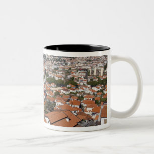 Taza Bicolor Portugal, Isla de Madeira, Funchal. Teleférico