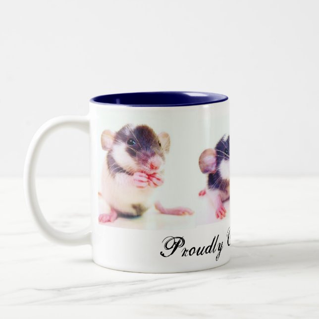 Taza Bicolor ¡Poseído orgulloso por las ratas! (Izquierda)