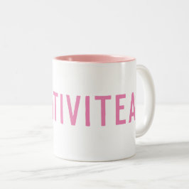 Taza Bicolor POSITIVITEA wraparound mug
