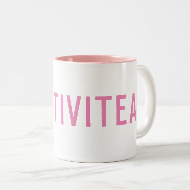 Taza Bicolor POSITIVITEA wraparound mug (Anverso derecho)