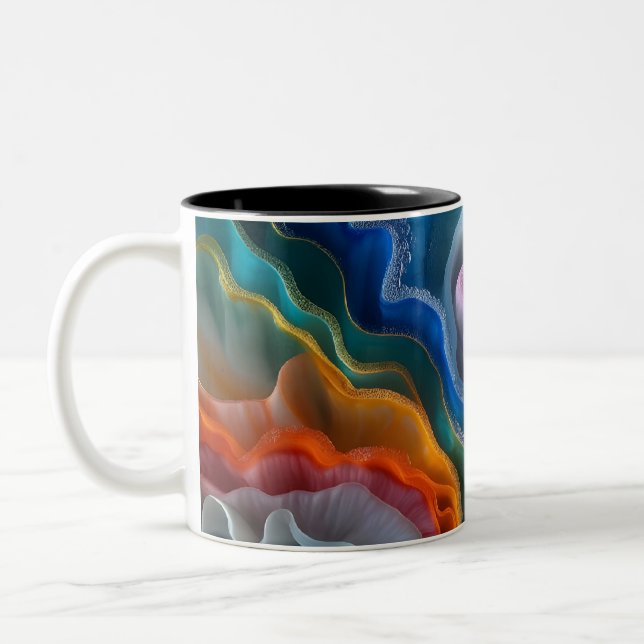 Taza Bicolor Poster brillante (Izquierda)
