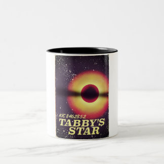 Taza Bicolor Poster espacial estrella de Tabbys