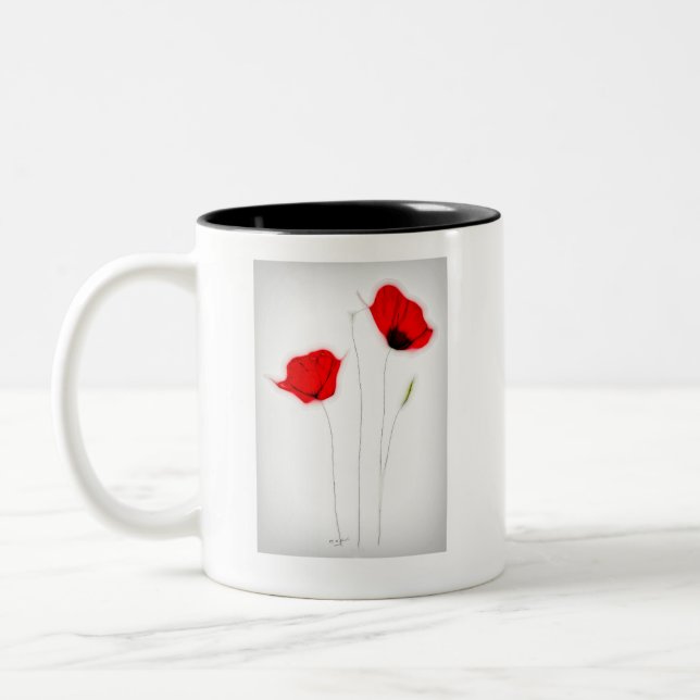 TAZA BICOLOR POSTER POPPY (Izquierda)