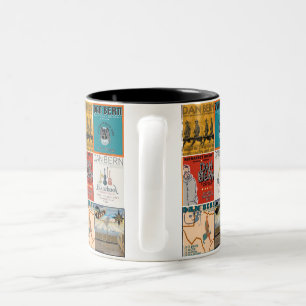 Taza Bicolor Posters de la gira de invierno 2024 en Mug