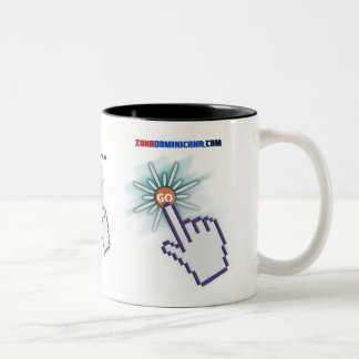 Taza Bicolor Posuelo Blanco