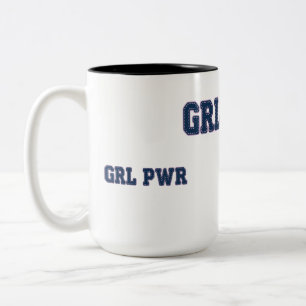 Taza Bicolor Potencia chica - GRL PWR
